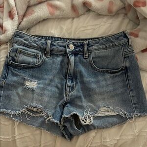 PacSun Blue Jean Shorts Distressed Vintage Style